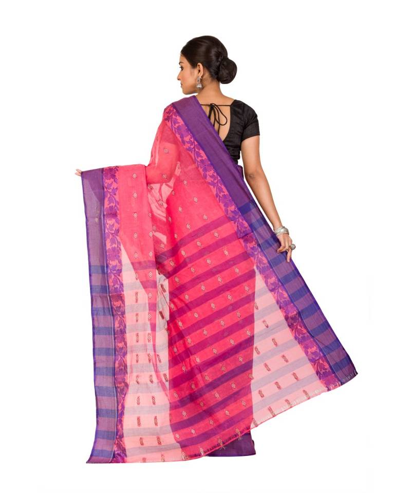 Pure Cotton Bengali Handloomcotton-sarees- Without Blouse Piece( MIRSH-1014-03/ Kanok )