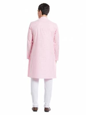 Mens Traditional and Occasional solid cotton Kurta  2