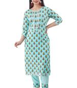 PRINTED multicolor RAYON ethnic kurtis