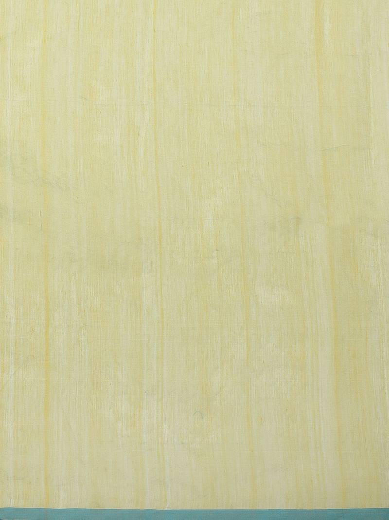 Blue & Green Woven Design Half & Half Dhakai Jamdani Saree