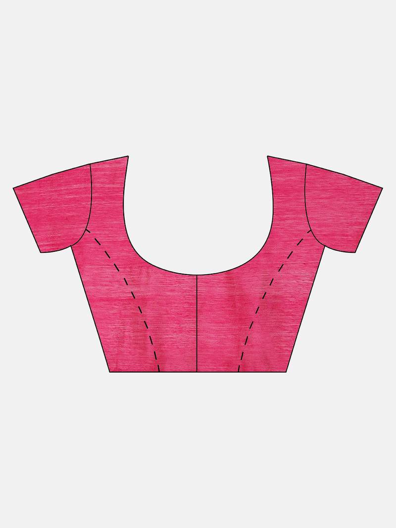 Pink Sequinned Handloom Saree