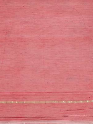 Red & Golden Woven Design Dhakai Jamdani Saree 5