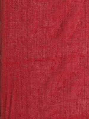 Maroon Solid Pure Cotton Bengal Handloom Saree 4