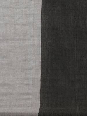 Black & Grey Pure Cotton  Bengal Handloom Saree 3