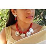 Red necklace-sets
