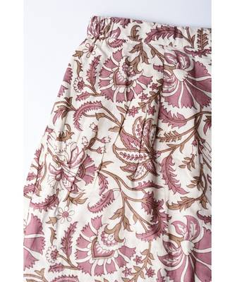 Indo Era Magenta Embroidered Straight Kurta with Palazzo 6