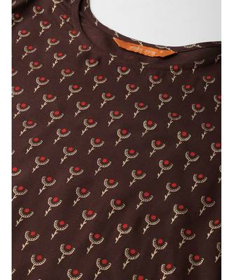 Indo Era Foil Printed Straight Kurta with Sharara Set 5