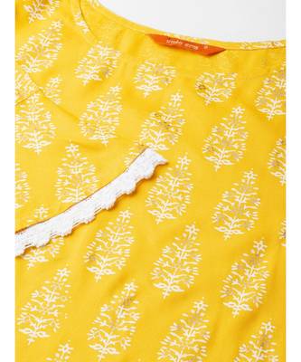 Indo Era Foil Printed Straight Kurta with Palazzo Set 6