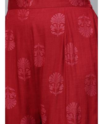 Indo Era Printed Straight Kurta with Sharara Dupatta Set 5