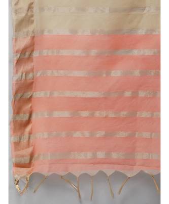 Indo Era Peach Foil Printed Straight Kurta with Palazzo Sets 5