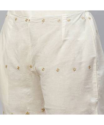Indo Era Printed Peach Straight Kurta with Palazzo Sets 5
