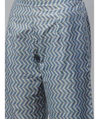 Indo Era Navy Blue Solid Straight Kurta with Palazzo Sets 6