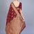 Maroon woven art silk saree saree with blouse