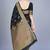 Black woven art silk saree saree with blouse