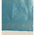 turquoise woven jacquard saree with blouse