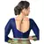 green woven silk blend saree with blouse