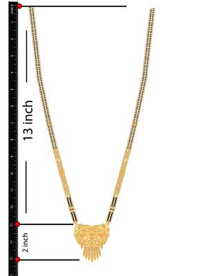 Multicolor cubic zirconia mangalsutra 4