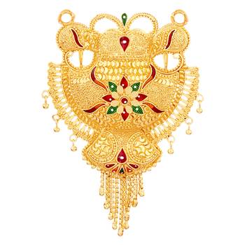 Multicolor cubic zirconia mangalsutra 5