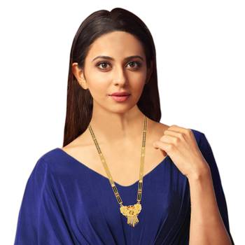 Multicolor cubic zirconia mangalsutra 3
