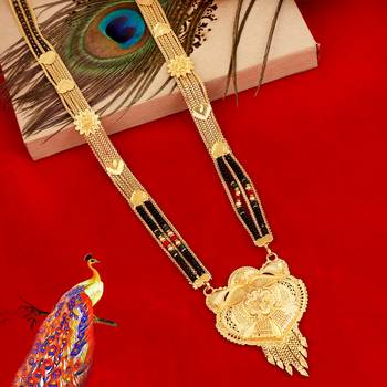 Multicolor cubic zirconia mangalsutra 1