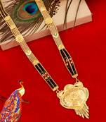 Multicolor cubic zirconia mangalsutra