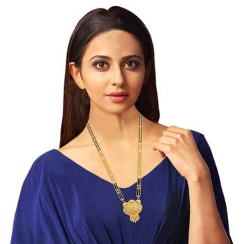 Multicolor cubic zirconia mangalsutra 3
