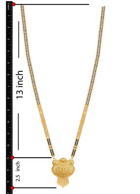 Multicolor cubic zirconia mangalsutra 4
