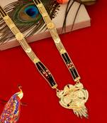 Multicolor cubic zirconia mangalsutra