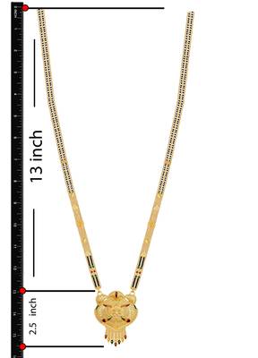 Multicolor cubic zirconia mangalsutra 4