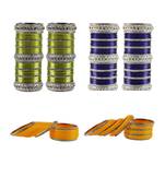 Multi Stone Stud Brass Bangle for women