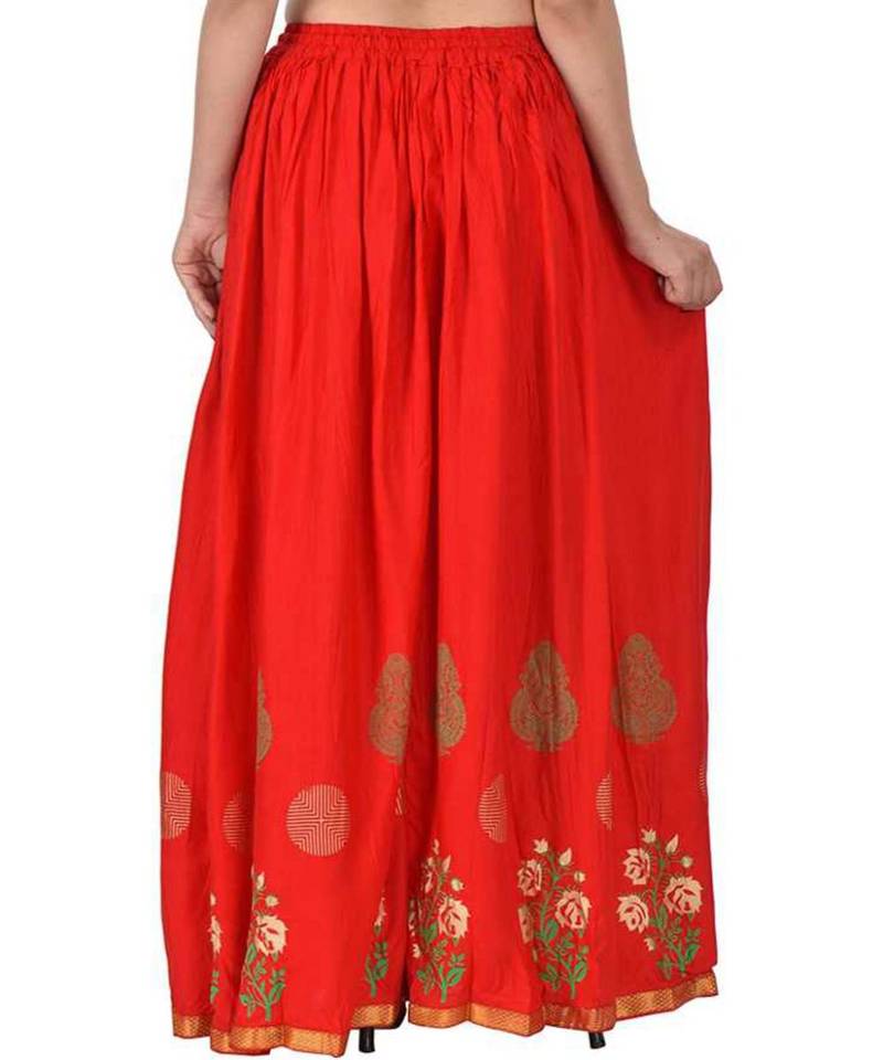 Jaipuri Printed Long royon Skirt kastoori collection 3541516