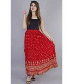Jaipuri Printed Long royon Skirt