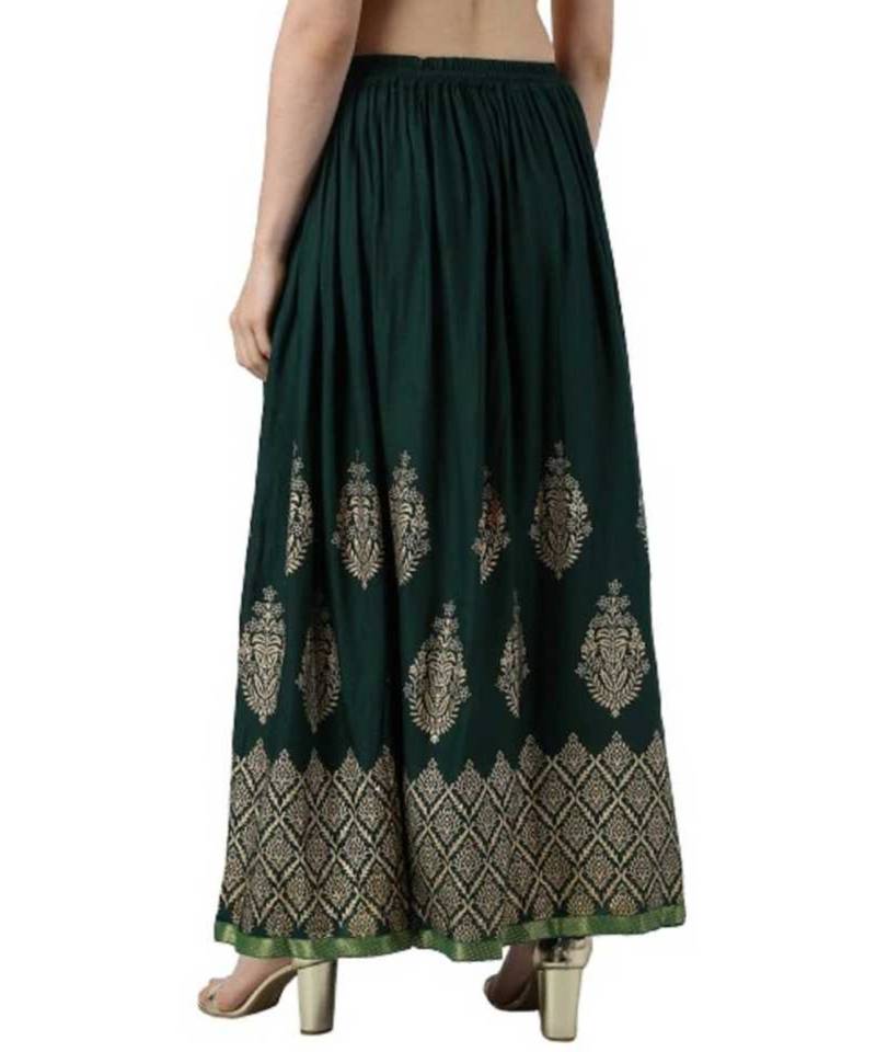 Jaipuri Printed Long royon Skirt