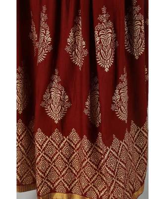 Jaipuri Printed Long royon Skirt 3