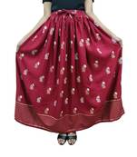 Jaipuri Printed Long royon Skirt