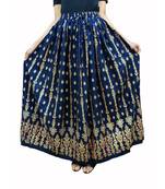 Jaipuri Printed Long royon Skirt