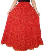 Jaipuri Printed Long royon Skirt