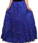 Jaipuri Printed Long royon Skirt