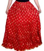 Jaipuri Printed Long royon Skirt
