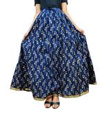 Jaipuri Printed Long royon Skirt