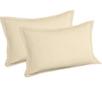 Cotton Satin Stripe 210 Tc Single Bedsheet with 1Pc Pillow Cover 3