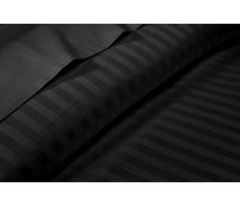 Cotton Satin Stripe 210 Tc Super King Bedsheet with 2Pc Pillow Cover 274 cm X274 cm 2
