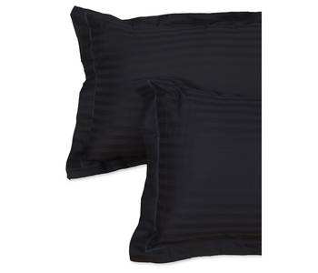 Cotton Satin Stripe 210 Tc Super King Bedsheet with 2Pc Pillow Cover 274 cm X274 cm 3