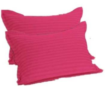 Cotton Satin Stripe 210 Tc Super King Bedsheet with 2Pc Pillow Cover 274 cm X274 cm 3