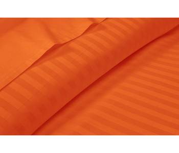 Cotton Satin Stripe 210 Tc Super King Bedsheet with 2Pc Pillow Cover 274 cm X274 cm 2