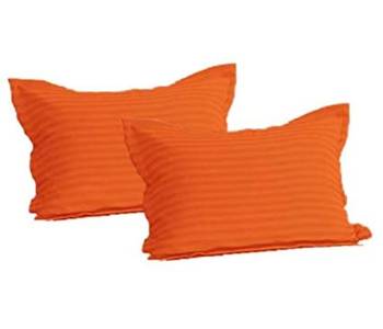 Cotton Satin Stripe 210 Tc Super King Bedsheet with 2Pc Pillow Cover 274 cm X274 cm 3