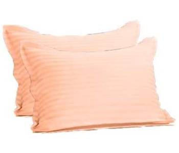 Cotton Satin Stripe 210 Tc Super King Bedsheet with 2Pc Pillow Cover 274 cm X274 cm 3