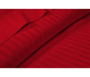 Cotton Satin Stripe 210 Tc Super King Bedsheet with 2Pc Pillow Cover 274 cm X274 cm 2