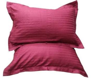 Cotton Satin Stripe 210 Tc Super King Bedsheet with 2Pc Pillow Cover 274 cm X274 cm 3