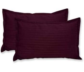 Cotton Satin Stripe 210 Tc Super King Bedsheet with 2Pc Pillow Cover 274 cm X274 cm 3